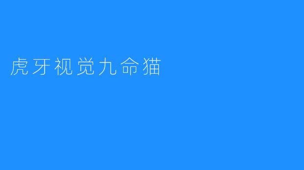 虎牙视觉九命猫