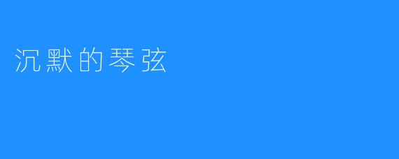 沉默的琴弦